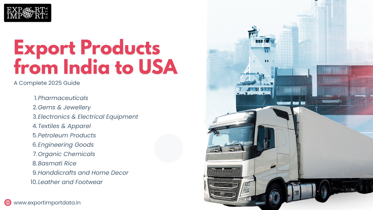 Export Products from India to USA