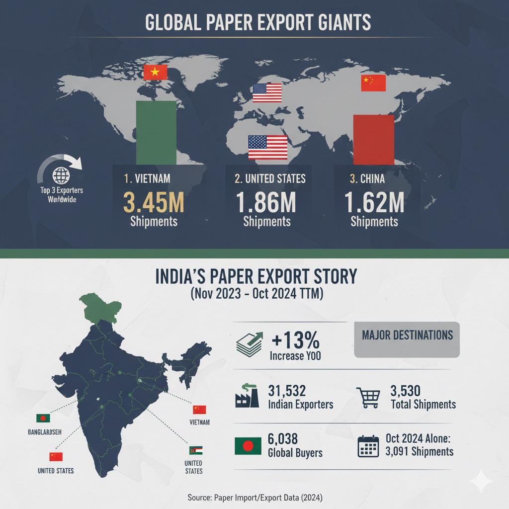Paper Export from India: 2025 Analysis