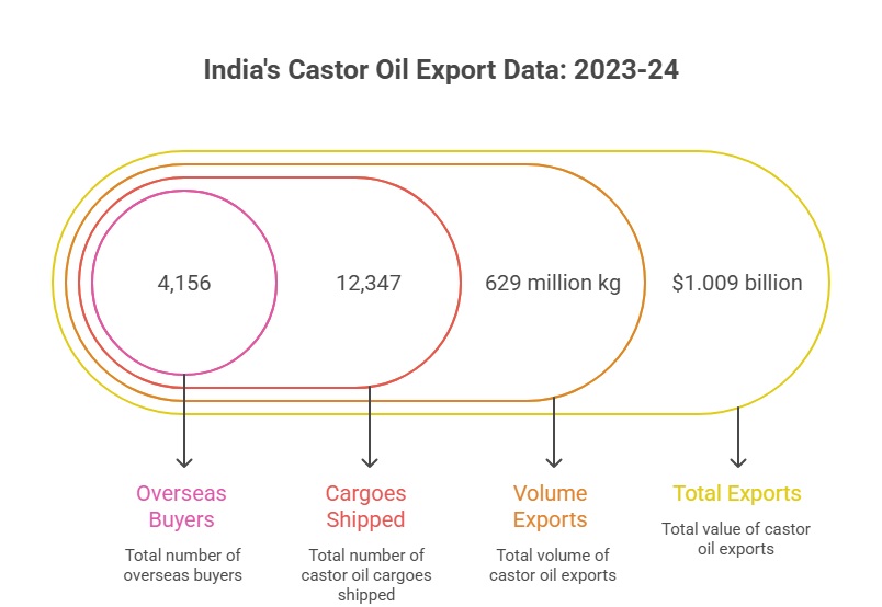 India's Castor Oil Export Data: 2023-24