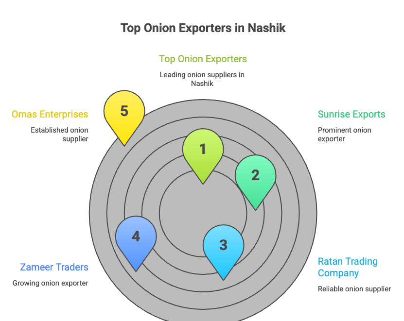 A List of Top Onion Exporters in Nashik